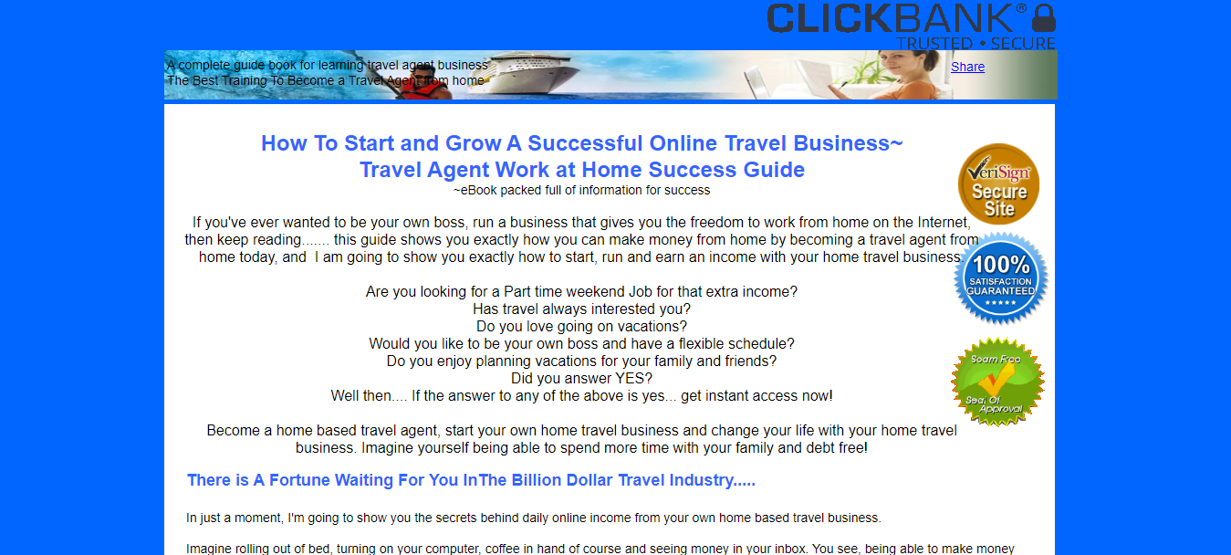 Become a Travel Agent