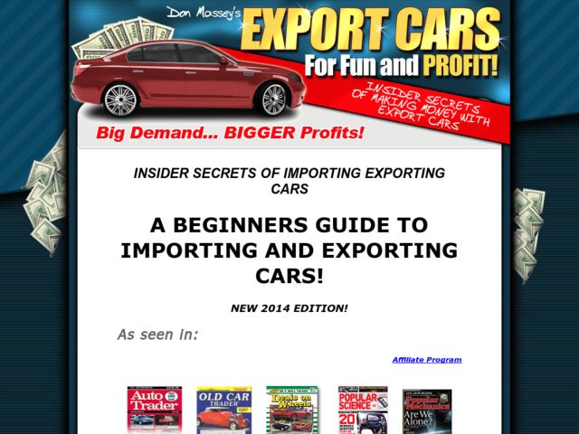 Import Export Car Business