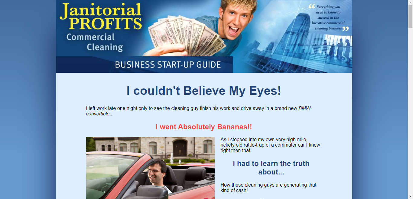 Janitorial Commercial Cleaning Business