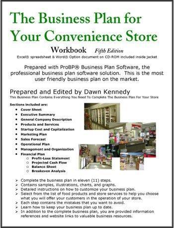 The Business Plan for Your Convenience Store The Business Plan for Your Convenience Store
