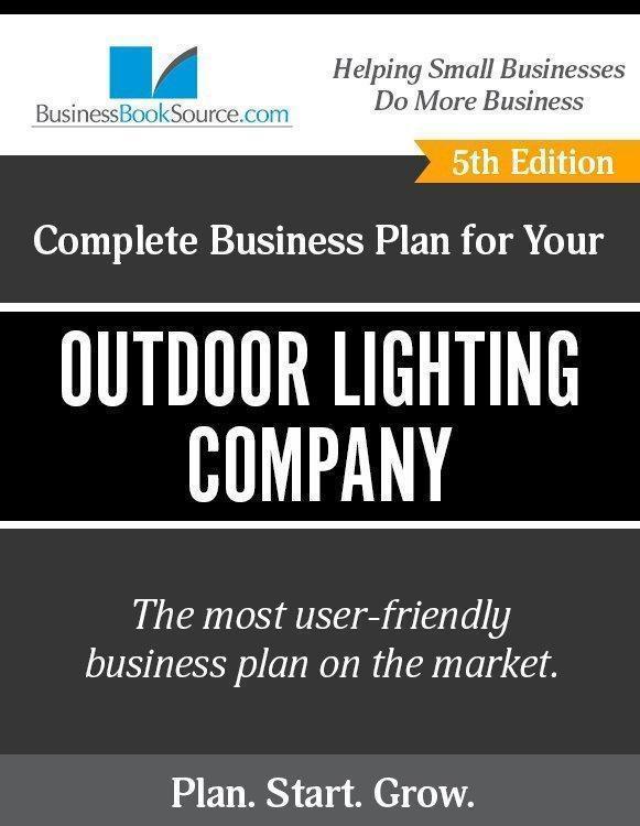 business plan lighting store